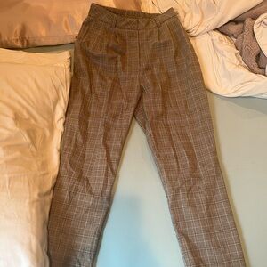 Plaid Women's Trousers